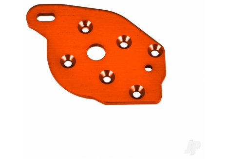 Traxxas Plate, motor, 6061-T6 aluminium (Orange-anodised) TRX10259-ORNG