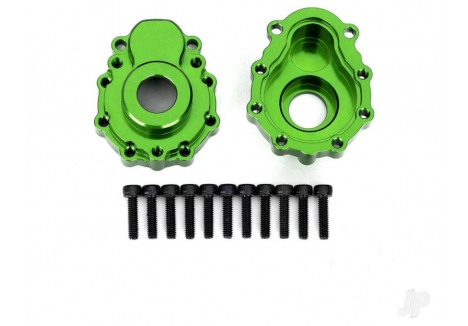 Traxxas Portal Housings Outer 6061-T6 Aluminium Green Anodised TRX8251G