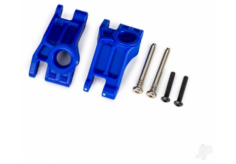 Traxxas Rear Extreme Heavy Duty Stub Axle Carriers Blue Left Right TRX9150-BLUE
