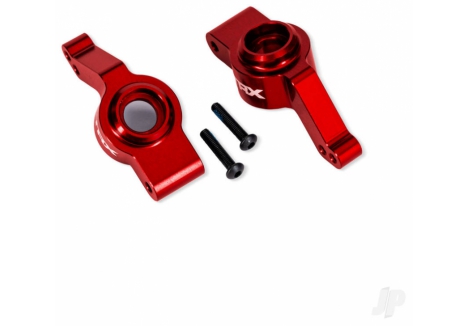 Traxxas Rear Stub Axle Carrier Pair 6061-T6 Aluminium Red TRX9065-RED
