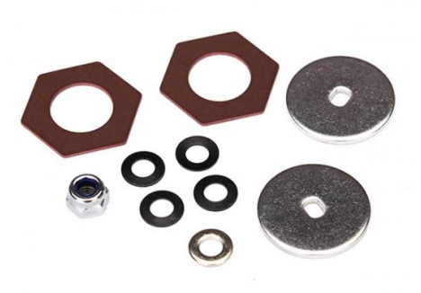 Traxxas Rebuild kit, slipper clutch (Steel disc (2 pcs) / friction insert (2 pcs) / 4.0mm NL (1pc) / spring washers (4 pcs), metal washer (1pc)) TRX8254