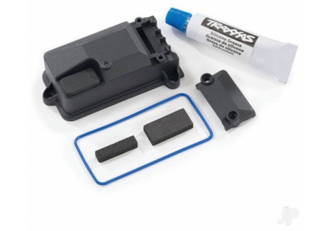 Traxxas Receiver Box Cover Kit Foam Pads Seals Silicone Grease TRX8224X