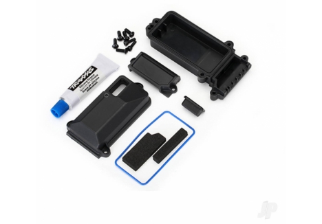 Traxxas Receiver Box Sealed Wire Cover Foam Pads Silicone Grease TRX8224