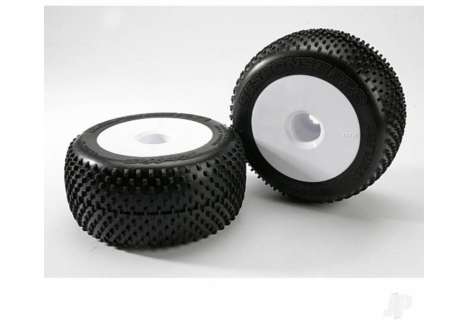 Traxxas Response Pro Tyres 1/10 3.8 Inch Wheels Assembled White TRX5375R