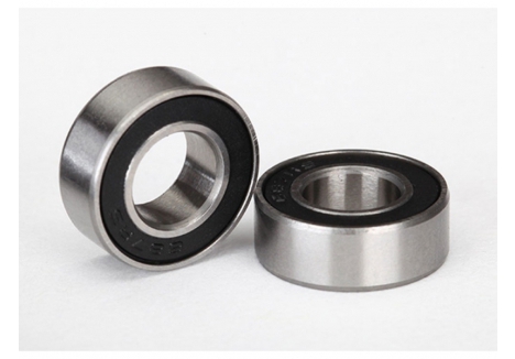 Traxxas Rubber Sealed Ball Bearings 7x14x5mm Black 2pcs TRX5103A