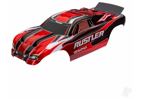 Traxxas Rustler 1/10 RC Stadium Truck Body Red TRX3750R
