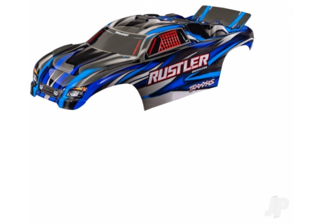 Traxxas Rustler 1/10 RC Stadium Truck Body Shell Blue TRX3721-BLUE