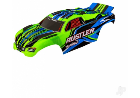 Traxxas Rustler 1/10 RC Stadium Truck Body Shell Green TRX3734-GRN