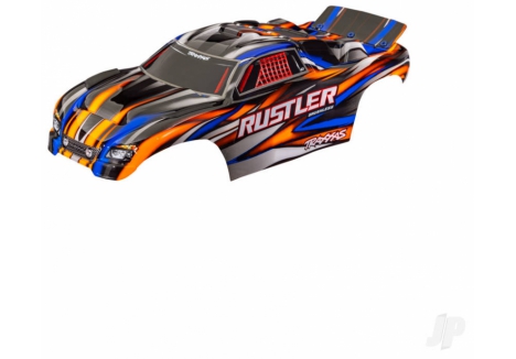 Traxxas Rustler 1/10 RC Stadium Truck Body Shell Orange TRX3721-ORNG
