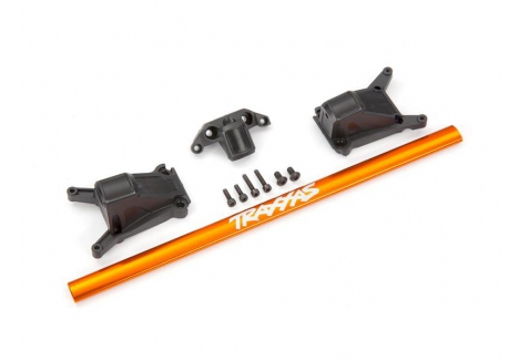 Traxxas Rustler 4X4 Chassis Brace Kit Orange Aluminium TRX6730A