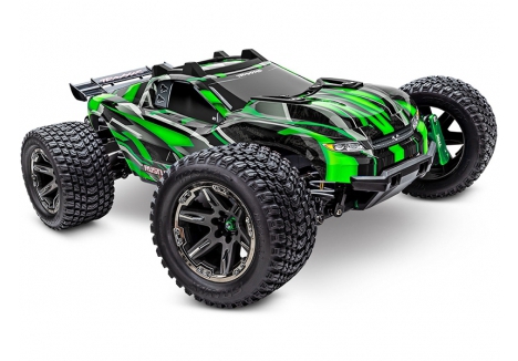 Traxxas Rustler Ultimate 4X4 VXL 1/10 4WD Brushless RC Stadium Truck Green TRX67097-4-GRN