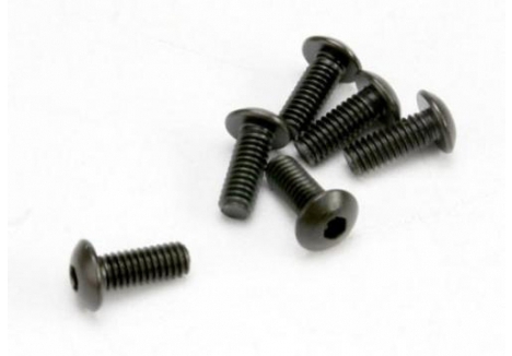 Traxxas Screws 4x10mm Button-Head Machine Hex Drive 6pcs TRX3936