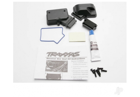 Traxxas Sealed Receiver Box with Foam Pads Silicone Grease and Hardware Kit TRX3924