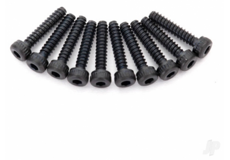 Traxxas Self-Tapping Cap-Head Screws 2x10mm Hex Drive Black 10 Pack TRX8167