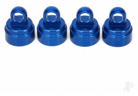 Traxxas Shock Caps Aluminium Blue Anodised 4 pcs Ultra Shocks TRX3767A