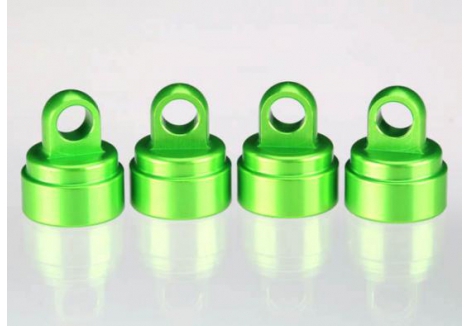 Traxxas Shock Caps Aluminium Green 4pcs Ultra TRX3767G