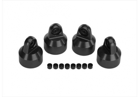 Traxxas Shock Caps Aluminium Hard-Anodised GTX Shocks 4pc Spacers 8pc TRX7764X