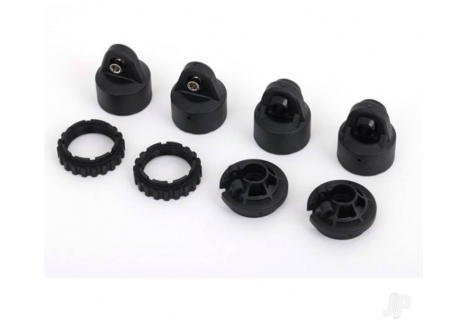 Traxxas Shock caps, GT-Maxx shocks (2 pcs) / spring perch / adjusters (2 pcs) (for 2 shocks) (for Sledge) TRX9664