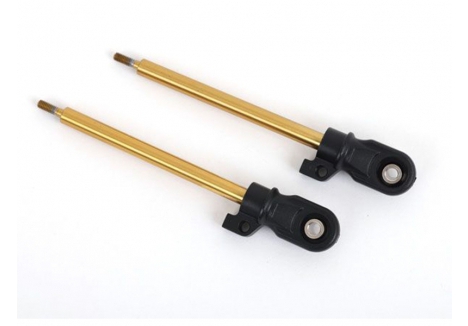 Traxxas Shock shaft, 72mm (GT-Maxx) (TiN-coated) (2) (assembled with rod ends and steel hollow balls) TRX8963T