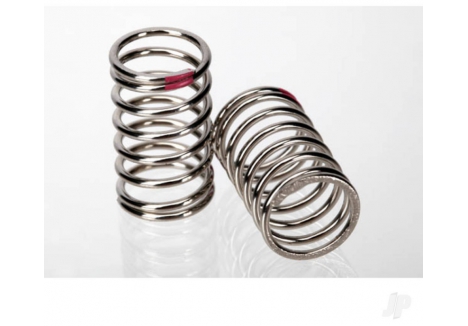 Traxxas Shock Spring 2.77 Rate Pink Nickel Finish GTR Pair TRX7244A