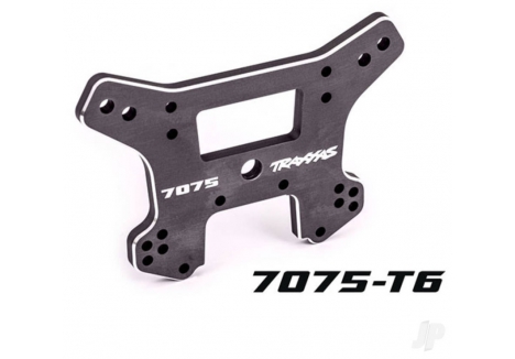 Traxxas Shock tower, front, 7075-T6 aluminium (Dark Titanium-anodised) (fits Sledge) TRX9639A