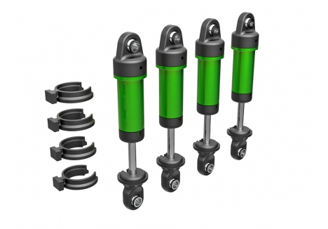Traxxas Shocks, GTM, 6061-T6 aluminium (Green-anodised) (fully assembled without springs) (4 pcs) TRX9764-GRN