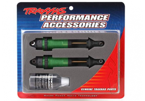 Traxxas Shocks, GTR XX-Long Green-anodised, PTFE-coated bodies with TiN shafts (fully assembled, without springs) (2 pcs) TRX7462G