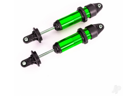Traxxas Shocks, GTX, medium (aluminium, Green-anodised) (fully assembled without springs) (2 pcs) TRX7861G