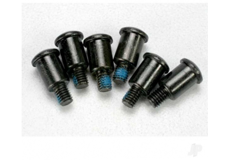 Traxxas Shoulder Screws M3x10mm Black with Threadlock Pack of 6 TRX3966