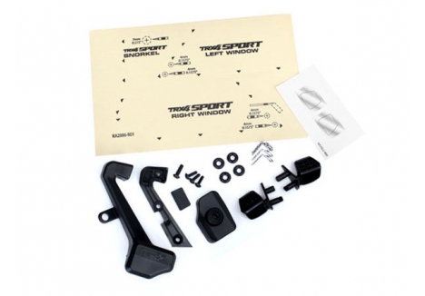 Traxxas Side Mirrors Snorkel Mounting Hardware RC Parts TRX8119