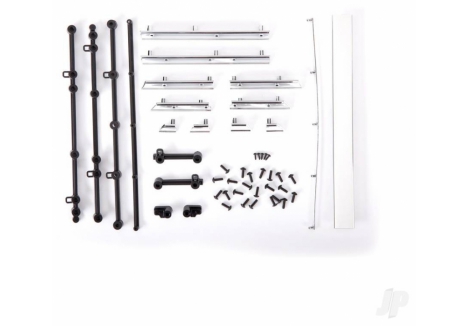 Traxxas Side trim, Chevrolet Blazer (1972), left & right/ rear trim, upper & lower/ retainers, left, right & rear/ 2.6x8 BCS (23)/ 1.6x5 BCS (self-tapping) (5) (fits #9111 body) TRX9117