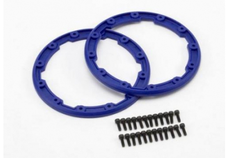 Traxxas Sidewall Protector Beadlock Style Blue Geode Wheels TRX5666