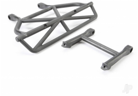 Traxxas Slash 2WD Black Rear Bumper with Mount TRX5836