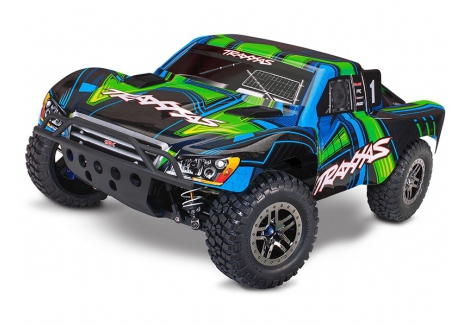 Traxxas Slash Ultimate 4X4 VXL 1:10 4WD RTR Brushless Electric Short Course Truck, Green (+ TQi 2-ch, TSM, VXL-3s, Velineon 3500kV) TRX68277-4-GRN