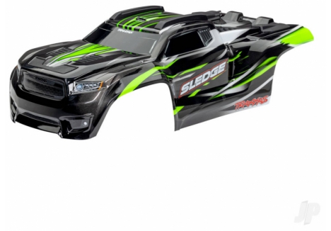 Traxxas Sledge 1/8 RC Monster Truck Body Shell Green TRX9511G