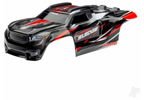 Traxxas Sledge 1/8 RC Monster Truck Body Shell Red TRX9511R