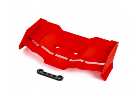 Traxxas Sledge 1/8 Wing and Wing Washer Red TRX9517R
