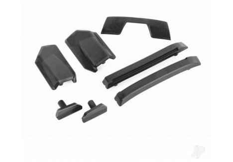 Traxxas Sledge Body Reinforcement Set Black Roof Skid Pads TRX9510