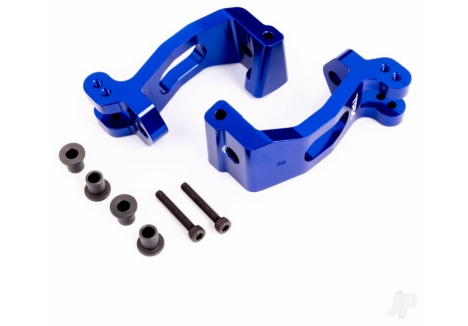 Traxxas Sledge Caster Blocks C-Hubs 1/8 Aluminium Blue TRX9532X
