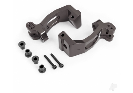 Traxxas Sledge Caster Blocks C-Hubs Dark Titanium Aluminium TRX9532A