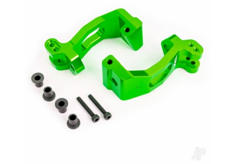 Traxxas Sledge Caster Blocks C-Hubs Green Anodised Aluminium TRX9532G