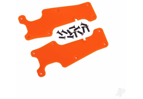 Traxxas Sledge Front Suspension Arm Covers Orange 1/8 RC Monster Truck TRX9633T