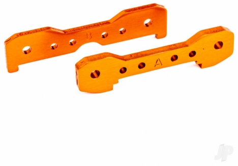 Traxxas Sledge Front Tie Bars 6061-T6 Aluminium Orange Anodised TRX9527T