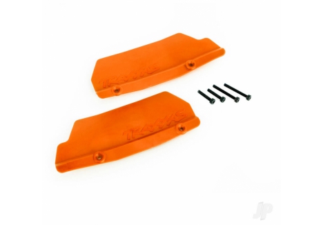 Traxxas Sledge Rear Mud Guards Left and Right Orange TRX9519T
