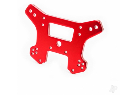 Traxxas Sledge Shock Tower Front 6061-T6 Aluminium Red Anodised TRX9539R