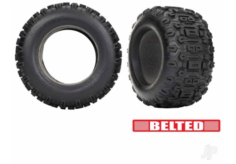 Traxxas Sledgehammer Belted RC Tyres 2.8 inch with Foam Inserts 2 Pack TRX9571