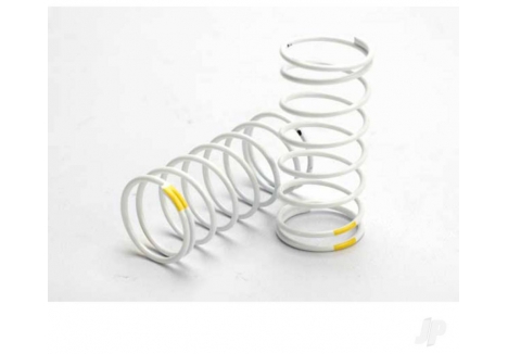 Traxxas Spring, shock (White) (GTR) (Front 0.7 Yellow) (1 pair) TRX5427