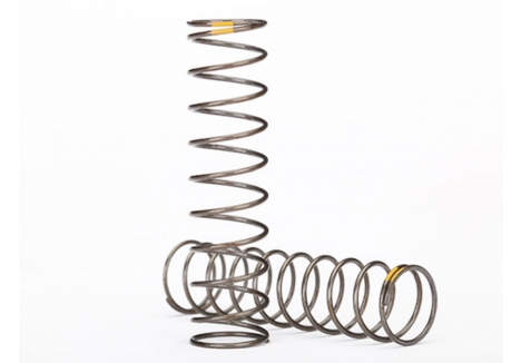 Traxxas Springs, shock (natural finish) (GTS) (0.22 rate, Yellow stripe) (2 pcs) TRX8042