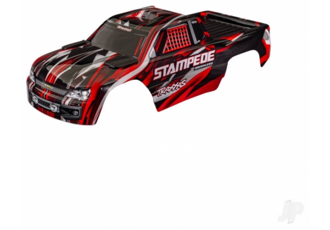 Traxxas Stampede 1/10 RC Monster Truck Body Shell Red TRX3620-RED