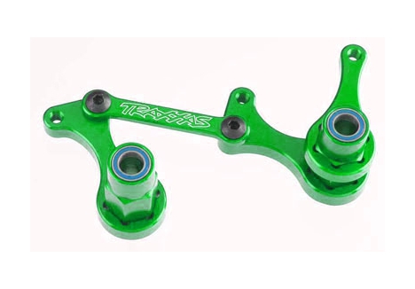 Traxxas Steering Bellcrank Drag Link Green Aluminium TRX3743G